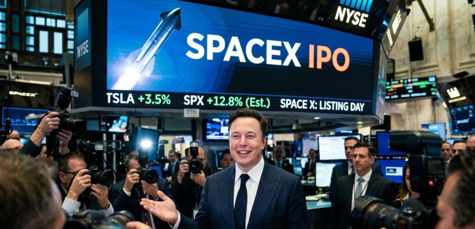 Elon Musk's SpaceX Goes Public in Record-Breaking IPO