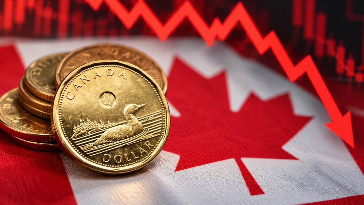 Canadian Dollar Falls Further as Bank of Canada Data Shows Renewed Currency Pressure