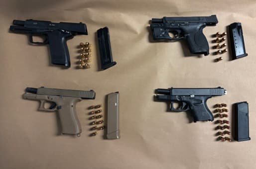 Four Men Arrested After Toronto Police Recover Loaded Firearms Following Gunfire Report
