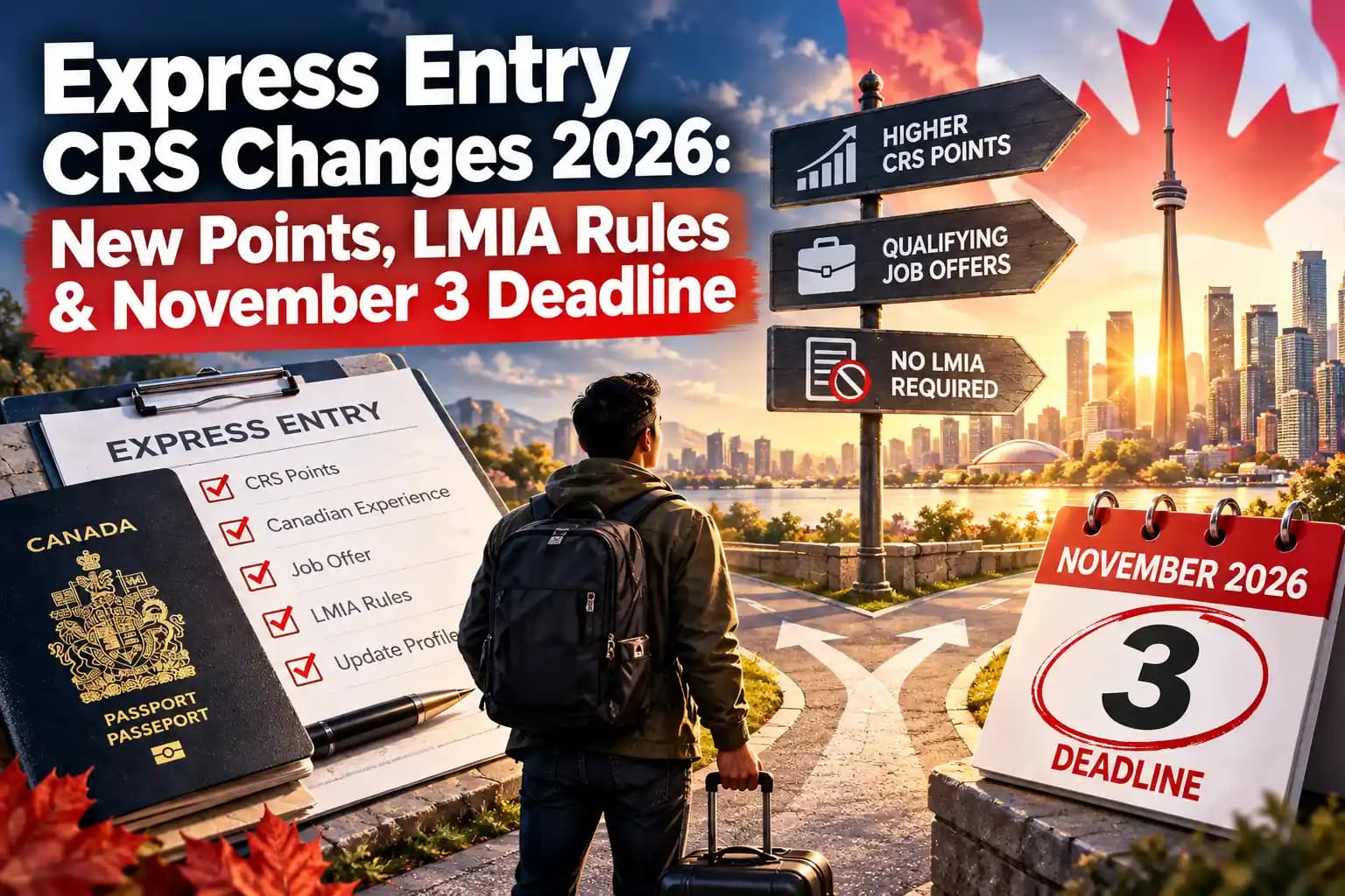 Express Entry CRS Changes 2026: New Points, LMIA Rules & November 3 Deadline