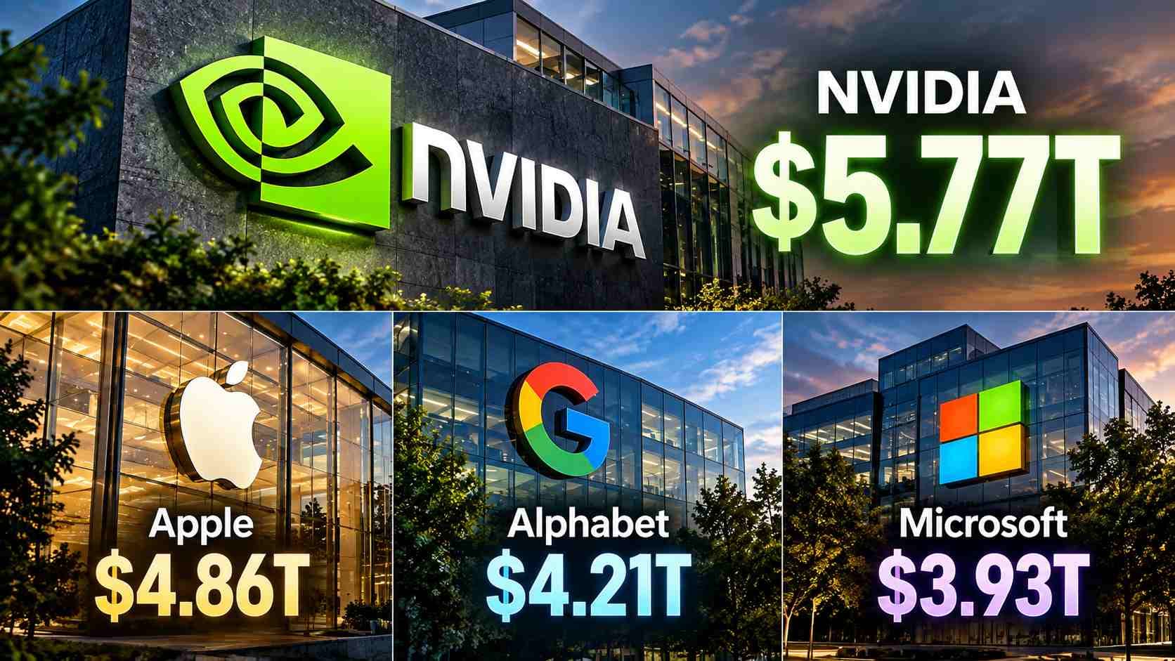 NVIDIA CAME OUT OF NOWHERE — THEN SURPASSED APPLE TO WIN THE $TRILLION RACE