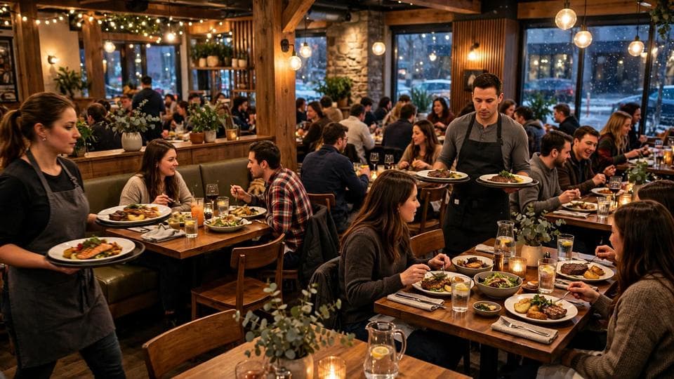 Canada's Restaurant Sales Rise for 8th Straight Month, but Bars See a Decline