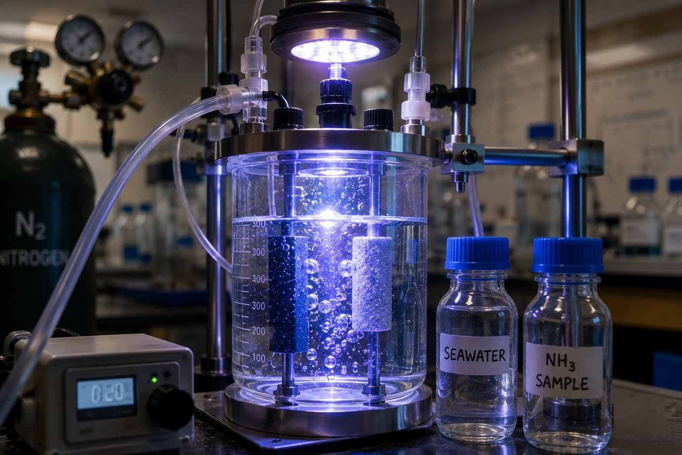 Scientists Made Ammonia From Nitrogen and Water Using Light — Even Seawater Worked