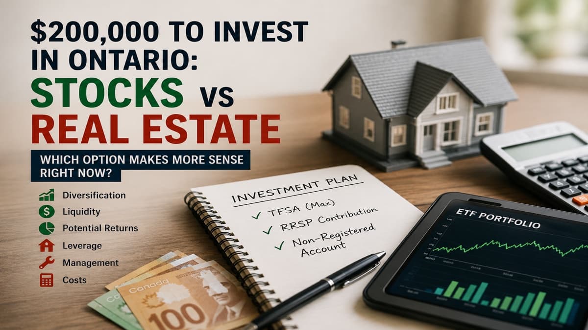 $200,000 to Invest in Ontario? Stocks Beat Real Estate