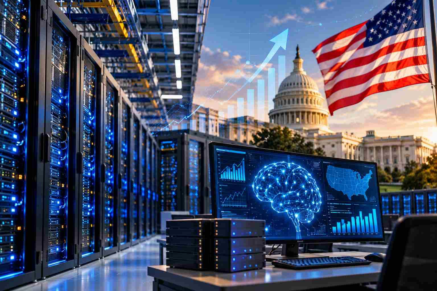 US Economy Gets AI Investment Boost, but Lasting Growth Remains Uncertain